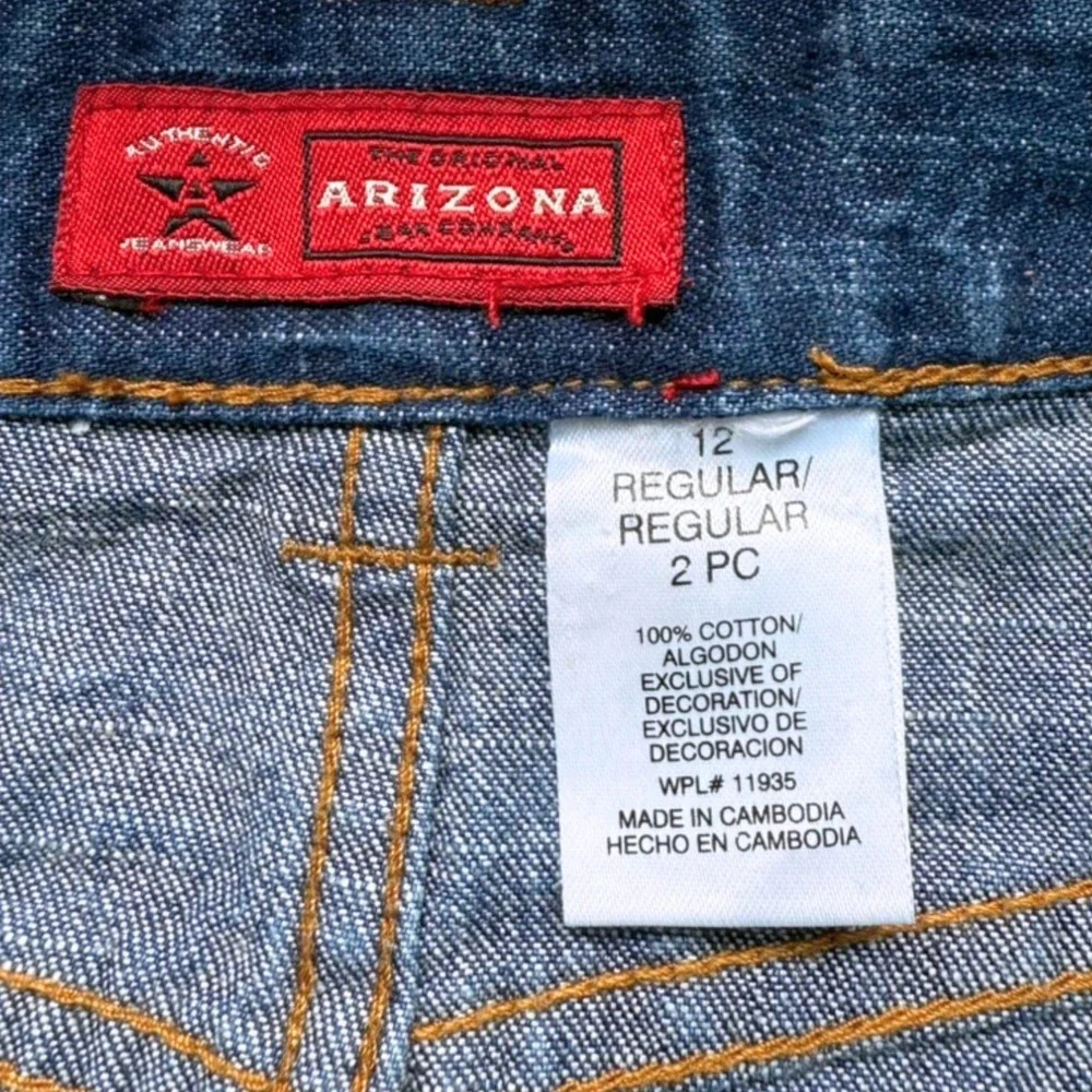 Arizona Denim Skirt Girls Size 12 Casual Trendy‎